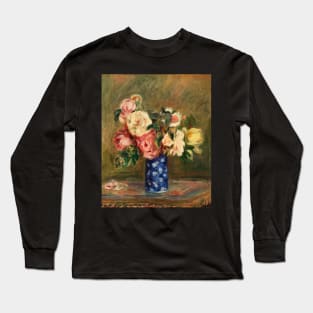 Bouquet of Roses by Renoir Long Sleeve T-Shirt